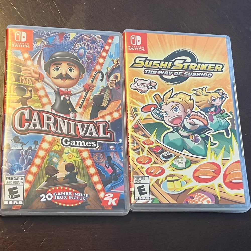 Nintendo Carnival Games & Sushi Striker for Switch - Multicolor